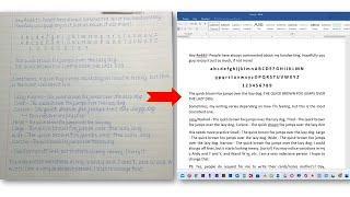 How to Convert Handwriting Image to Text in Microsoft Word Tutorial