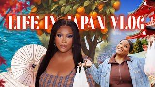 LIFE in JAPAN as a BLACK WOMAN | SICK - COOKING - CLEANING - PERSIMMON PICKING & More - VLOG #27