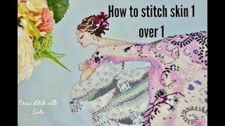 #48. How to stitch skin 1 over 1 in Mirabilia designs