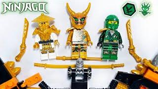 Lego Ninjago Lloyd and Master Wu | The Crystal King Temple Suit | Unofficial Lego Minifigure