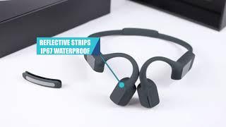 Newest Tech Unboxing This Year - Fit Tek Mojawa Bone Induction Headphones, Open Ear - Product Review