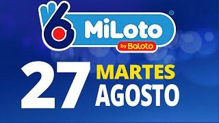 Resultado del MiLoto del Martes 27 de Agosto de 2024  Ganador 