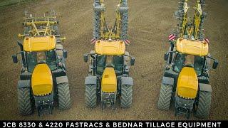 JCB 8330 & 4220 FASTRACS & BEDNAR TILAGE EQUIPMENT