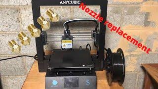 Anycubic I3 Mega S (Nozzle replacement)