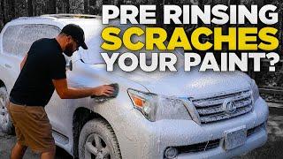 Is Pre-rinsing Damaging Your Paint? 