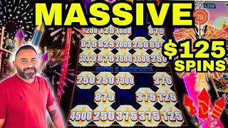 $125 SPINS ON THE NEW BAO ZHAO FU FIRECRACKER WHEEL GETS MASSIVE JACKPOT