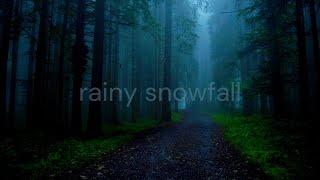 øneheart x reidenshi - rainy forest snowfall for relax, reduce anxiety, and sleep deeply