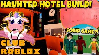  HAUNTED HOTEL BUILD! | Hotel Build Tour In Club Roblox! 