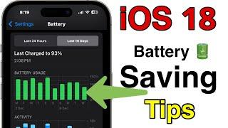 iOS 18 Saving Battery Tips Should You Know About This..?