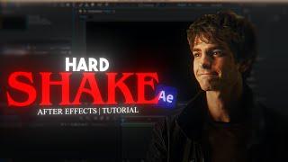 Hard Shake Tutorial | After Effects