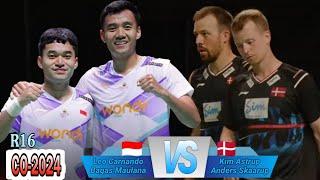 Leo Rolly Carnando/Bagas Maulana vs Kim Astrup/Anders Skaarup || R16 China Open 2024