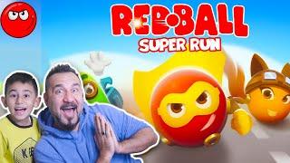 BU RED BALL UÇUYOR! KIRMIZI TOP SÜPERMAN OLDU!| YENİ OYUN REDBALL SUPER RUN (sesegel çocuk redball)