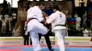 Xeyyam Hesenov vs Murad World championship Kyokshinkay karate 28 06 09