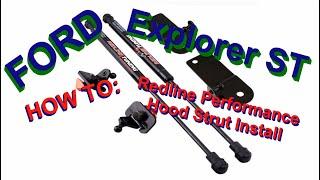 How To Install Ford Explorer ST Hood Strut (Redline Tuning) Step-by-Step