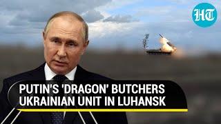 Russian Army's 'Deadly Dragon' U-77 Decimates Huge Ukrainian Unit; Dramatic Strike Captured On Cam