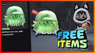 New FREE LIMITED UGC items , How to get FREE UGC LIMITED ITEMS H&R Block Hair & Hat on ROBLOX