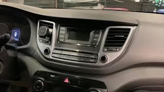 Hyundai Tucson 2015-2018 демонтаж штатной магнитолы / Hyundai Tucson  dismantling of the head unit