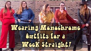 Wearing Monochrome Outfits for a Week! | Kayla Marie