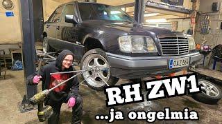 w124 E420 m119 Vanteet RH ZW1 ja EZL ongelmia