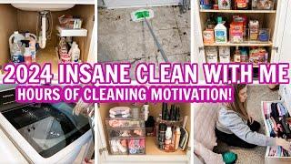 WHOLE HOUSE ORGANIZATION 2024 MARATHON | HOURS OF EXTREME CLEANING MOTIVATION