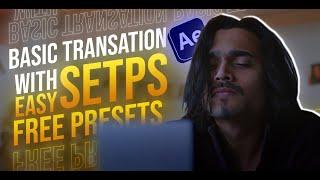 After Effects Basic Transition || Zoom, Rotation, Position Transition