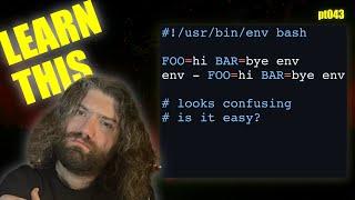 `env` in code - Using Environmental Variables in code - You Suck at Programming #043