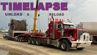 TIMELAPSE COIL UNLOAD AND RELOAD #insta #automobile #semi