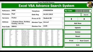 How to Create an Advanced Search System in Excel VBA - Full Tutorial