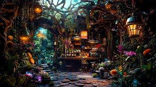 Magic Plant Shop Ambeince  Surrouned by Exotic Plants & Mushroom | Enchanted Coffee Shop Music