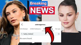 Breaking News! Selena Gomez UNFOLLOWS Hailey Bieber! (INSIDER TEA)