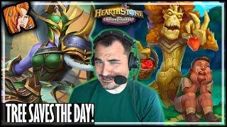 THE TREE SAVES THE DAY! - Hearthstone Battlegrounds