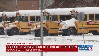 Schools prepare for return after winter storm