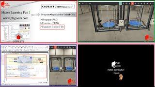 Complete CODESYS tutorial how to use UP/Down and CTUD counters | Ladder Logic PLC programming