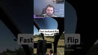 Fast backyard Flip Drop Off in Arma Reforger | #armareforger #gaming #armagameplay #helicopter