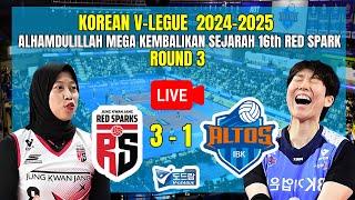 LIVE ◆ RED SPARKS 3-1 IBK ALTOS ◆ ROUND KE-3 KOREAN V-LEAGUE 2024 ◆ MEGA KEMBALIKAN SEJARAH 16th RS