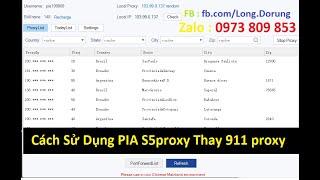 Hướng Dẫn Sử dụng Pia S5 proxy Giải Pháp Thay Thế 911 hay không ? http://pia911.us