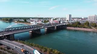 Mannheim City Cinematic Tour - Germany - Aerial Drone View - 4K