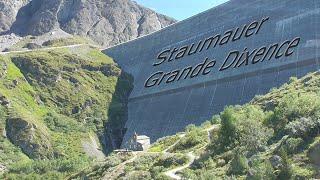 Schweiz 2019 - Tag 21: Die Staumauer Grande Dixence im Wallis / Le Barrage de la Dixence en Valais