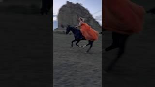 Ахалтекинский жеребец Гарадоган и Мария. Кисловодск #лошади #horse