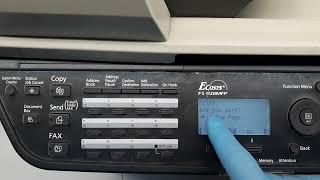 HOW TO PRINT SELF TEST PAGE ON KYOCERA ECOSYS FS-1128MFP