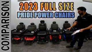 ‍Pride Mobility Full Size Power Wheelchair 2025 Line Up