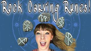 Rock Carving Runes with Beth the Builder | Easy Stone Engraving