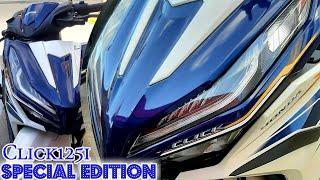 2024 Latest Honda Click 125i Special Edition Stellar Blue Metallic #hondaclick125i #2024Click125i