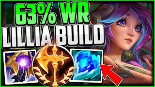 EASY 63% Win Rate LILLIA BUILD IS LEGIT FUN AF + Best Build/Runes | Lillia Guide - League of Legends