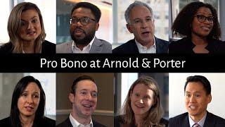 Pro Bono at Arnold & Porter