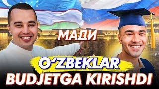 O'ZBEKLAR BUDJETGA KIRISHDI  I  МАДИ #rustili #kurslar #uzbek #uzrustili #up