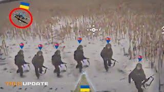 Ukrainian FPV drone again brutally bombard North Korean elite forces hiding in frozen front line