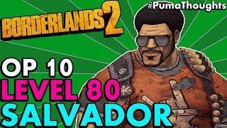 Borderlands 2: The BEST Level 80 OP 10 SALVADOR THE GUNZERKER Build (Pistol/Raid boss) #PumaThoughts