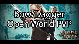 Bow/Dagger open world PVP Throne and Liberty.