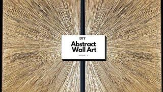 How To Easily Make Abstract Wall Art Using This Common Craft Tool